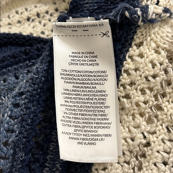 Polo Ralph Lauren Iconic Knit Flag Sweater With Stars NWT Size Large - Picture 10 of 10